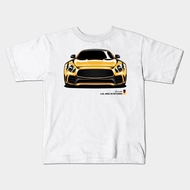 AMG GTR Kids T-Shirt by idrdesign